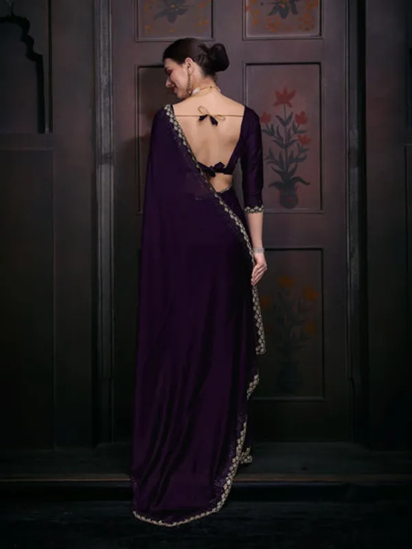 Georgette_Silk_Saree
