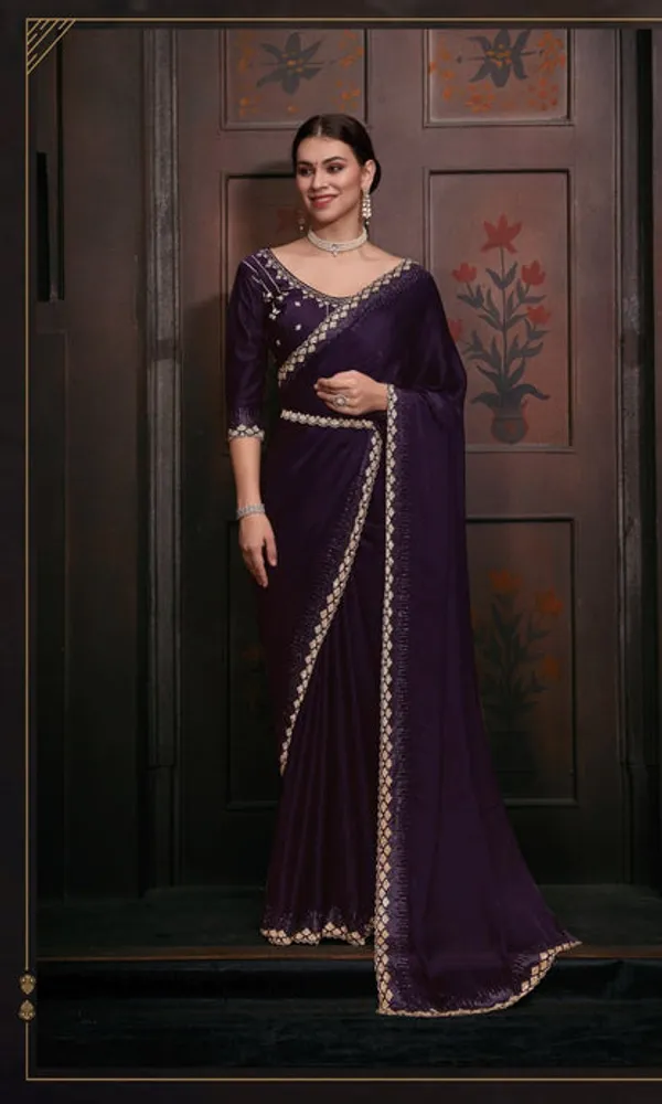 Georgette_Silk_Saree