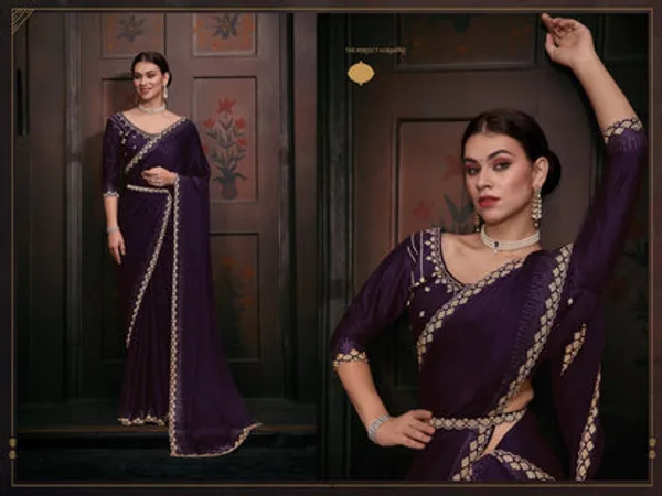 Georgette_Silk_Saree