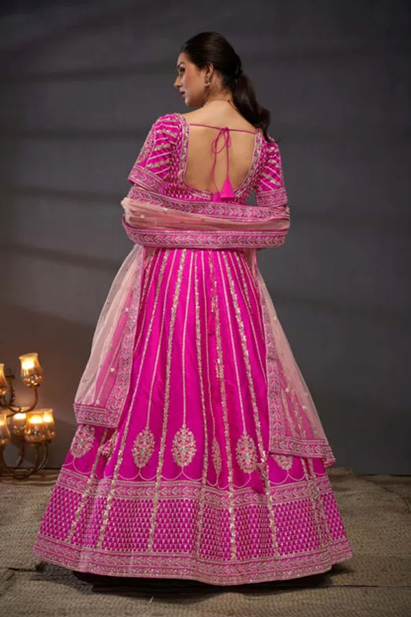New_Semi_Stitiched_Bridal_Lehenga_Choli