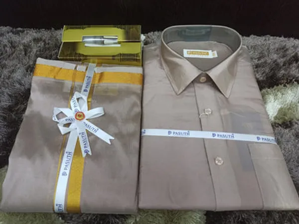 Art_Silk_Dothi_Set_Shirt_Dothi_Kerchief_Belt_3_In_1_Small_Border