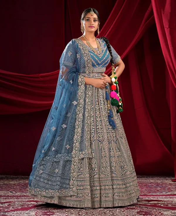Latest_Semi_Stitched_Lehenga_Choli_With_Duppatta