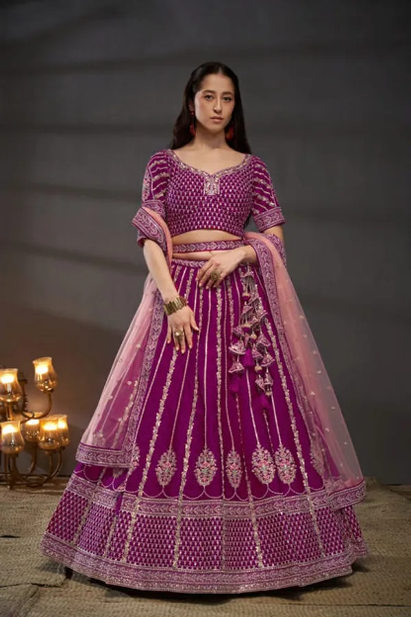 New_Semi_Stitiched_Bridal_Lehenga_Choli