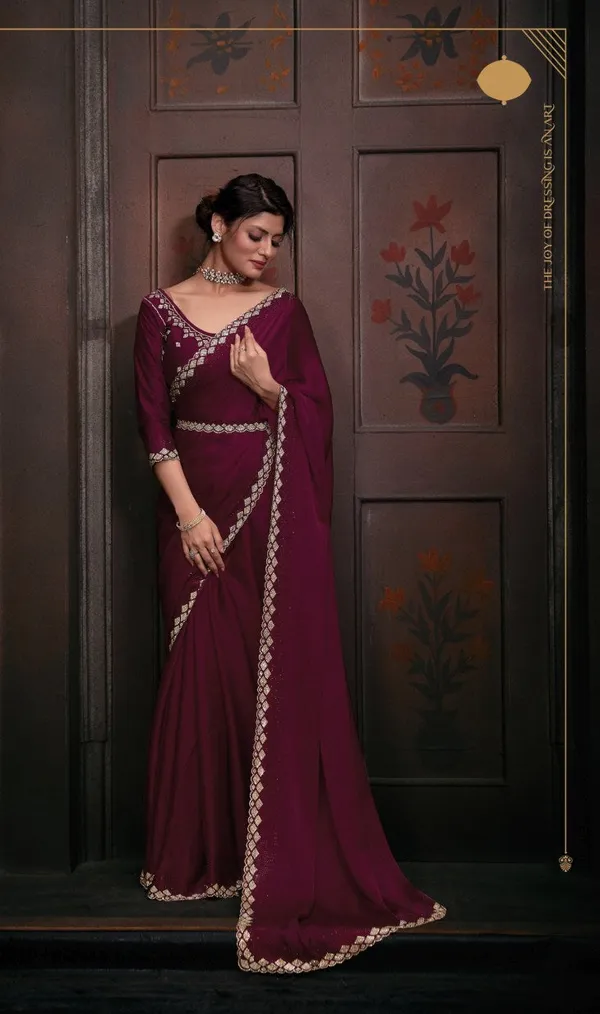 Georgette_Silk_Saree