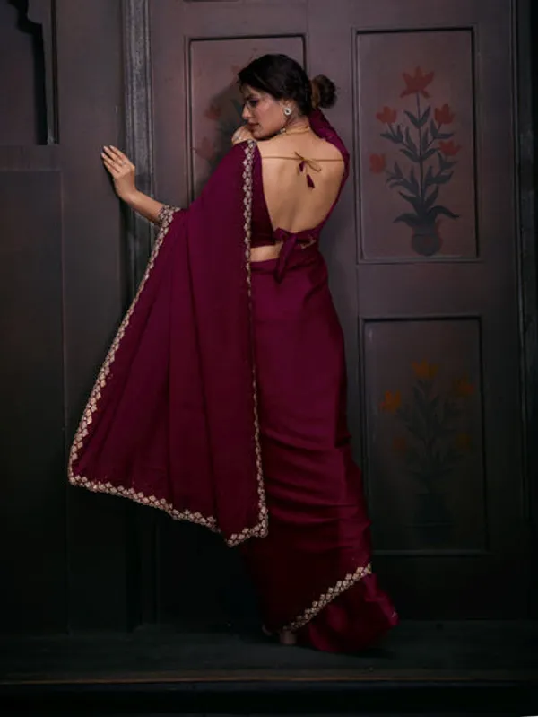 Georgette_Silk_Saree
