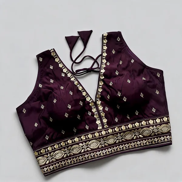 Purple_Premium_And_Elegant_Roman_Silk_Blouse_For_Women