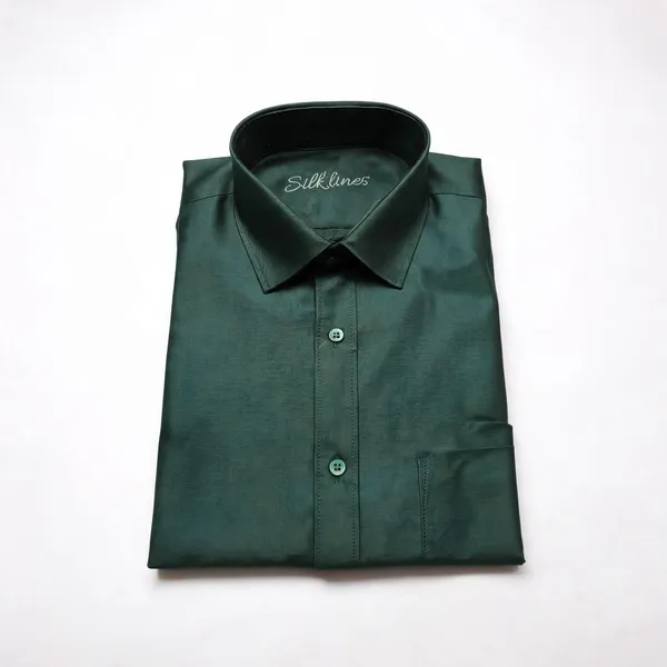 Green_Premium_And_Elegant_Art_Silk_Shirt_For_Men