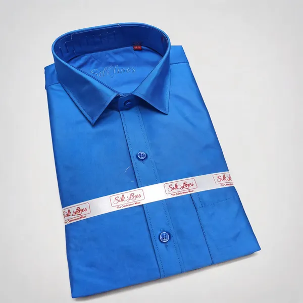 Blue_Premium_And_Elegant_Art_Silk_Shirt_For_Men