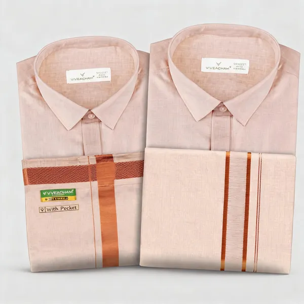 Gold_Premium_And_Elegant_Tissue_Cotton_Shirt_For_Men
