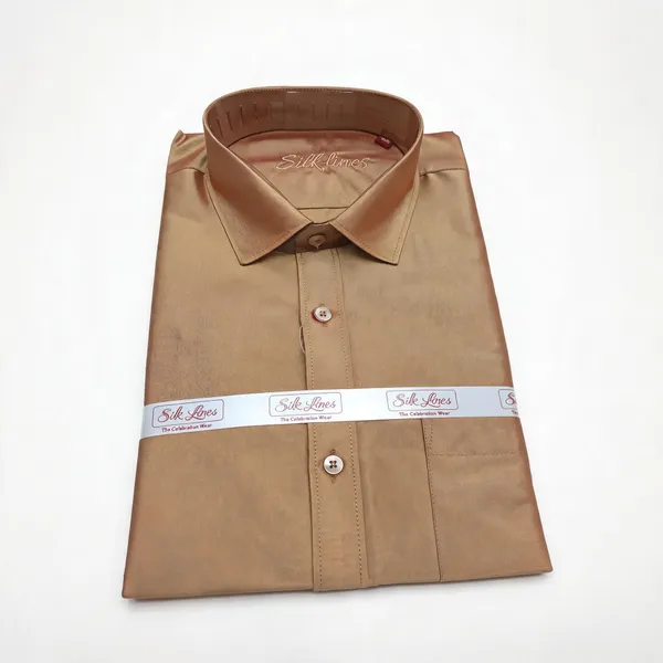 Beige_Premium_And_Elegant_Art_Silk_Shirt_For_Men