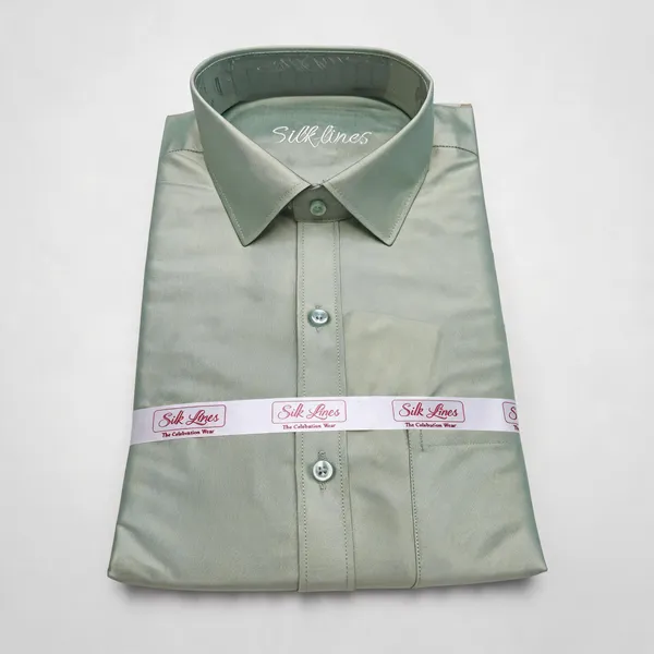 Green_Premium_And_Elegant_Art_Silk_Shirt_For_Men