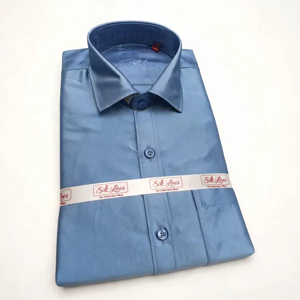 Blue_Premium_And_Elegant_Art_Silk_Shirt_For_Men