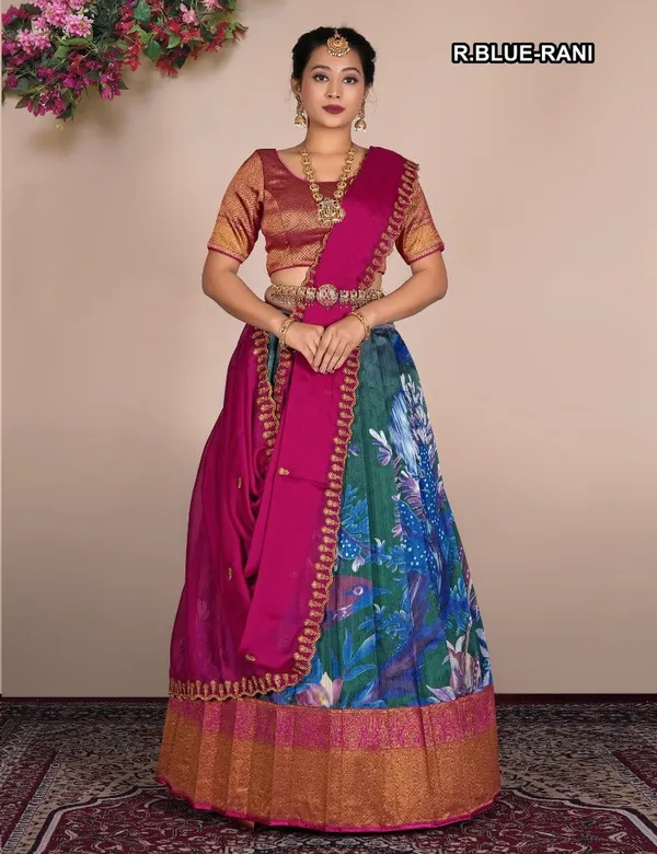 Latest_Semi_Stitched_Lehenga_Choli_With_Dupatta