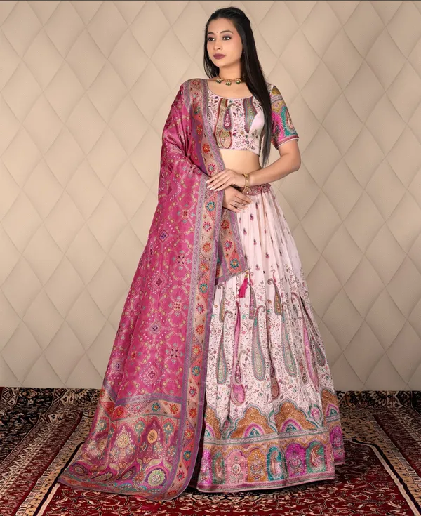 Latest_Semi_Stitched_Lehenga_Choli_With_Dupatta