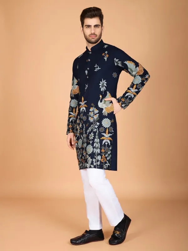 Traditional_Semi_Stitched_Kurta_Pyjama_Suits