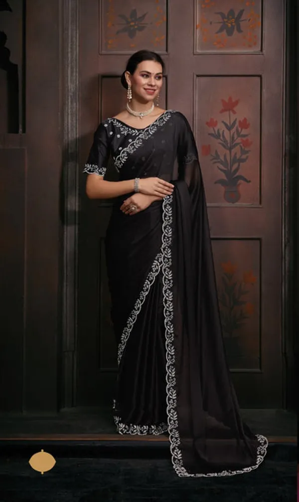 Georgette_Silk_Saree