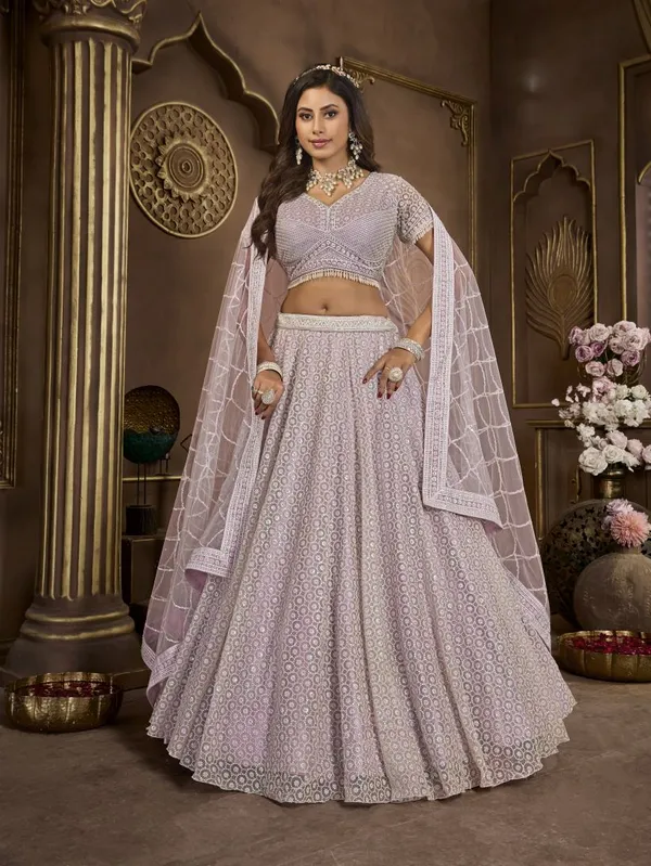 New_Semi_Stitiched_Bridal_Lehenga_Choli