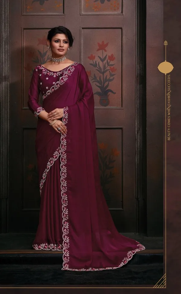 Georgette_Silk_Saree