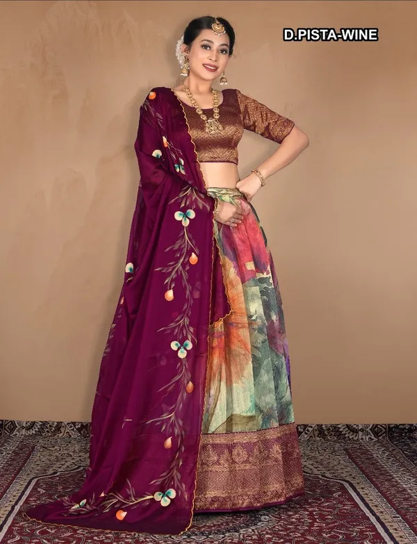 Latest_Semi_Stitched_Lehenga_Choli_With_Dupatta