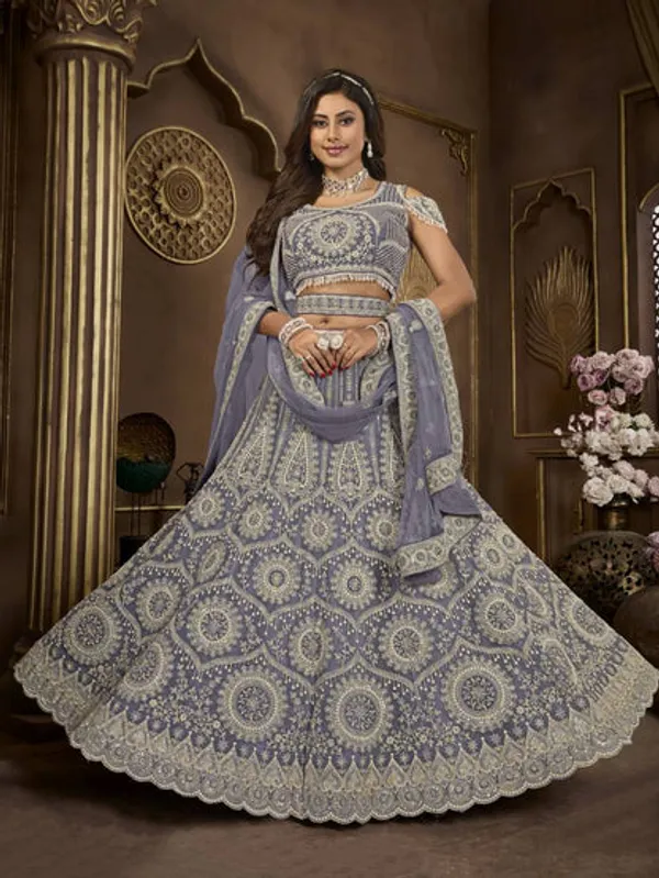 New_Semi_Stitiched_Bridal_Lehenga_Choli