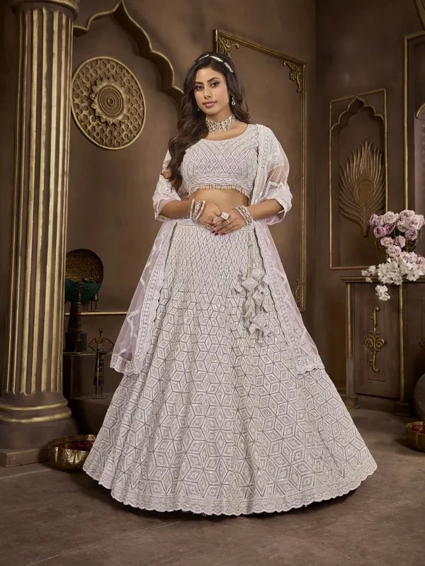 New_Semi_Stitiched_Bridal_Lehenga_Choli