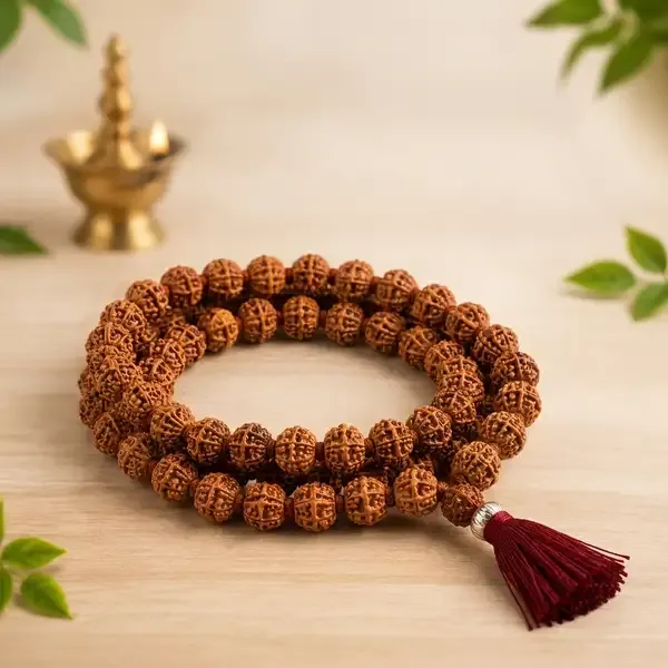 Original_5_Mukhi_Rudraksha_Mala__For_Puja_/_100%_Lab_Tested_&_Certified