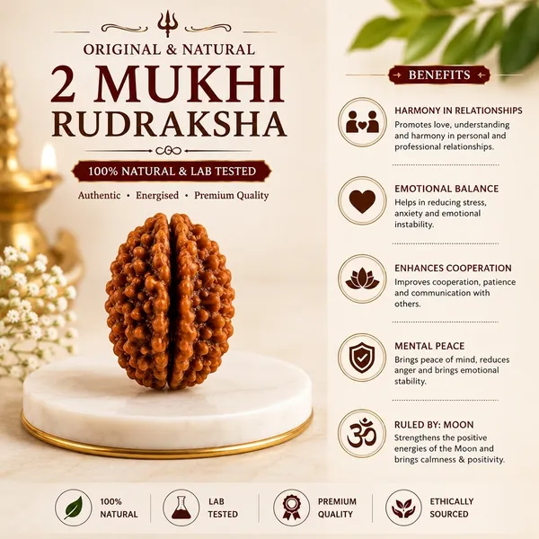 Original_2_Mukhi_Natural_Brown_Natural_Rudraksha_For_Unisex_//_100%_Lab_Tested_&_Certified