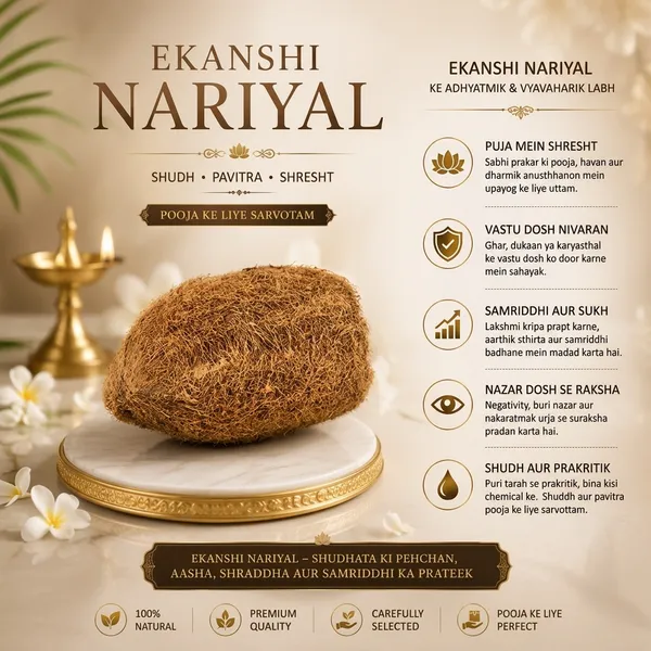 Brown_Natural_Ekanshi_Nariyal_Pooja_And_Vastu_Item_For_Puja