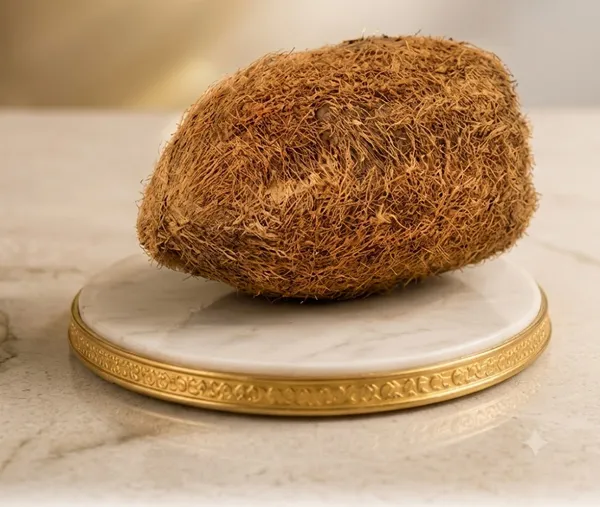 Brown_Natural_Ekanshi_Nariyal_Pooja_And_Vastu_Item_For_Puja