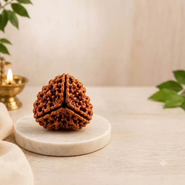 Original__3_Mukhi_Natural_Brown_Rudraksha_For_Unisex_//_100%_Lab_tested_&_Certified