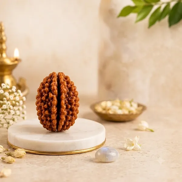 Original_2_Mukhi_Natural_Brown_Natural_Rudraksha_For_Unisex_//_100%_Lab_Tested_&_Certified