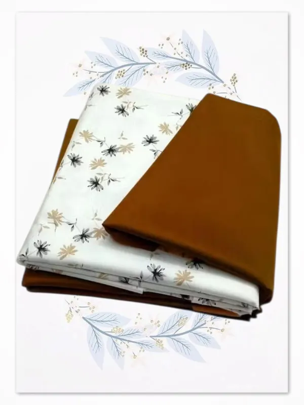 Cotton_Printed_Brown_And_White_Shirt_And_Pant_Material_For_Men