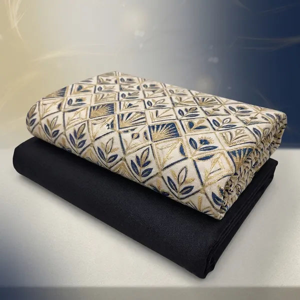 Cotton_Printed_Multicolor_Shirt_And_Pant_Material_For_Men