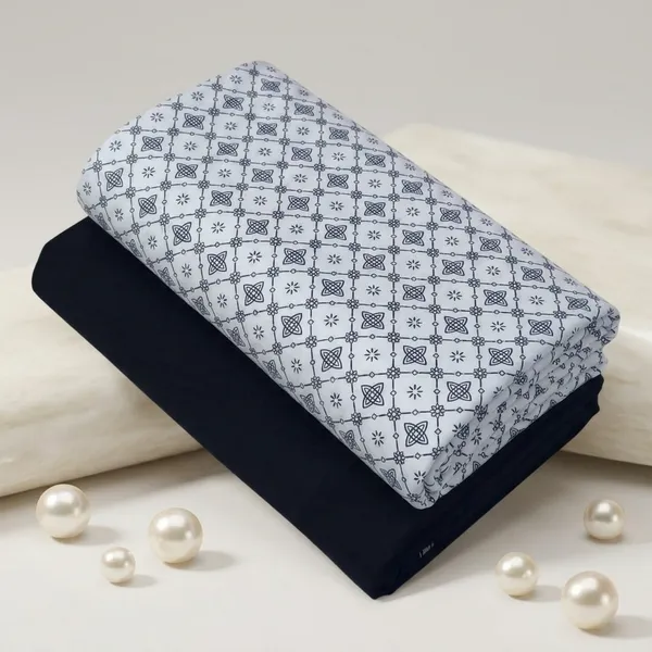 Cotton_Printed_White_And_Black_Shirt_And_Pant_Material_For_Men