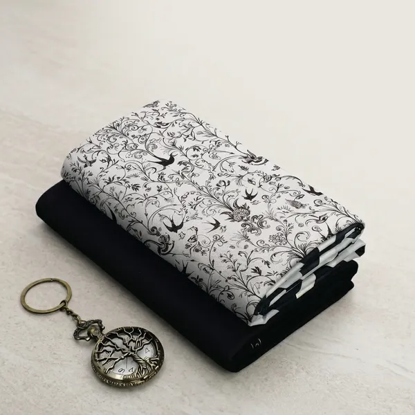 Cotton_Printed_White_And_Black_Shirt_And_Pant_Material
