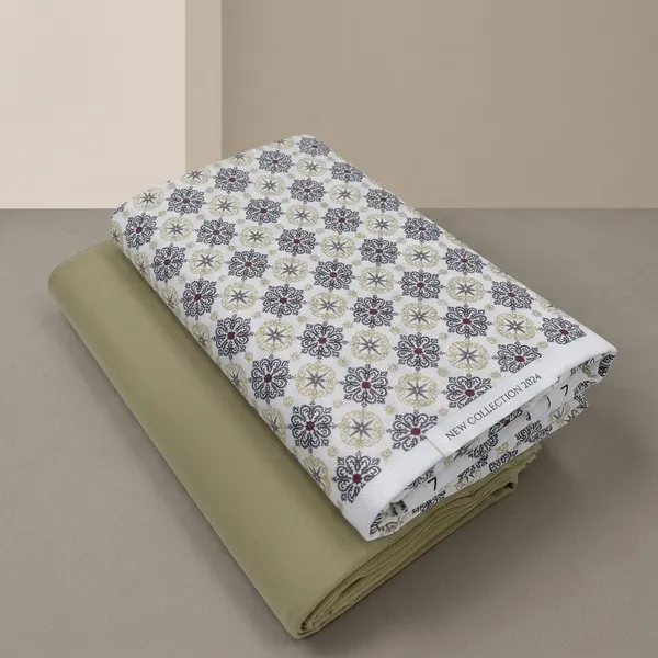 Cotton_Printed_Off_White_And_Beige_Shirt_And_Pant_Material