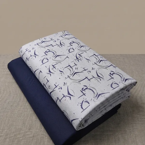 Cotton_Printed_White_And_Blue_Shirt_And_Pant_Material_For_Men