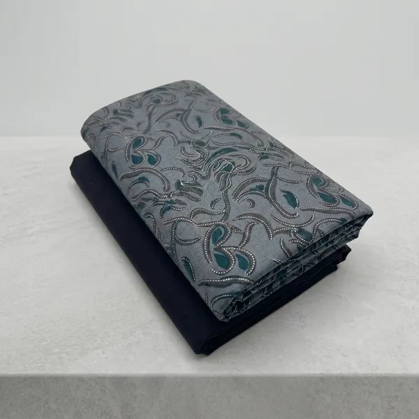 Cotton_Printed_Grey_And_Black_Shirt_And_Pant_Material_For_Men