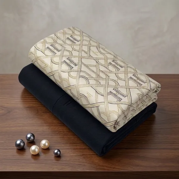 Cotton_Printed_Cream_And_Black_Shirt_And_Pant_Material_For_Men