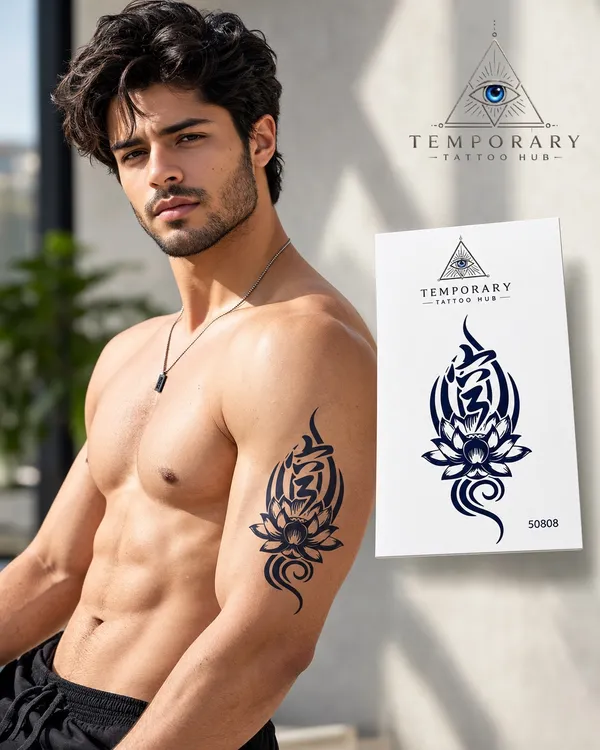 Tribal_Lotus_Tattoo