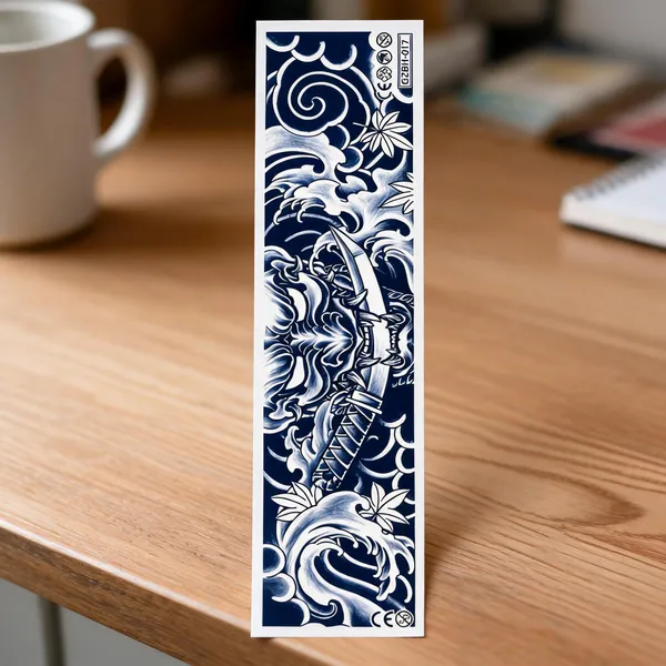 Temporary_Tattoo_Hub_Blue_Band_Temporary_Tattoo_Sticker