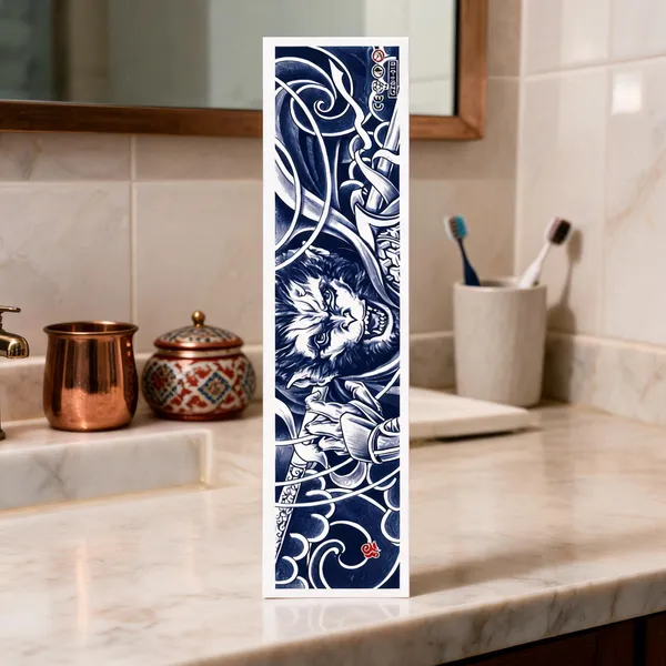 Temporary_Tattoo_Hub_Blue_Band_Temporary_Tattoo_Sticker