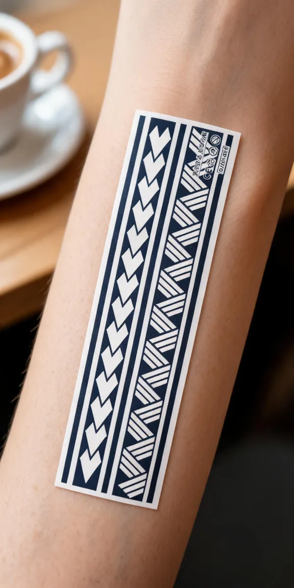 Temporary_Tattoo_Hub_Blue_Band_Temporary_Tattoo_Sticker