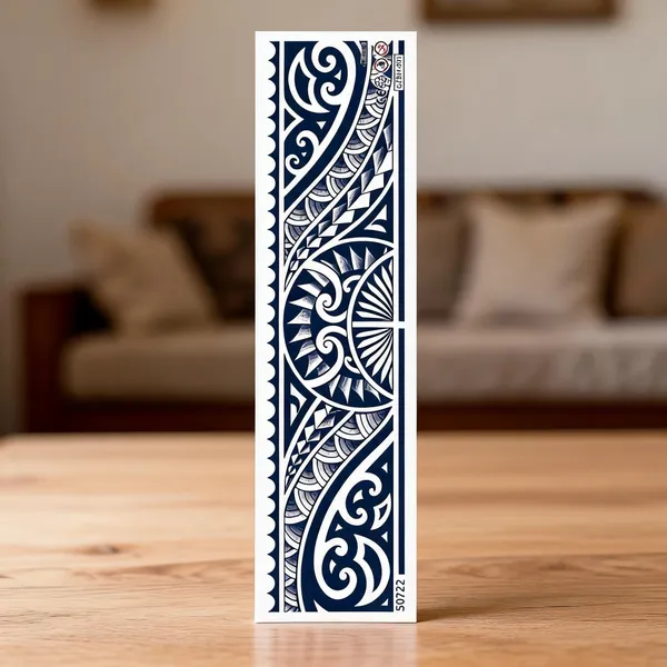 Temporary_Tattoo_Hub_Blue_Band_Temporary_Tattoo_Sticker