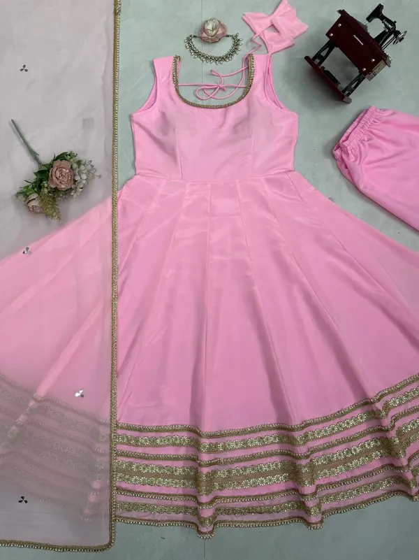 Pink_Natural_Crepe_Embellished_Flared_Anarkali_Set_For_Women