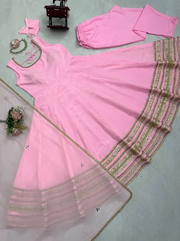 Pink_Natural_Crepe_Embellished_Flared_Anarkali_Set_For_Women