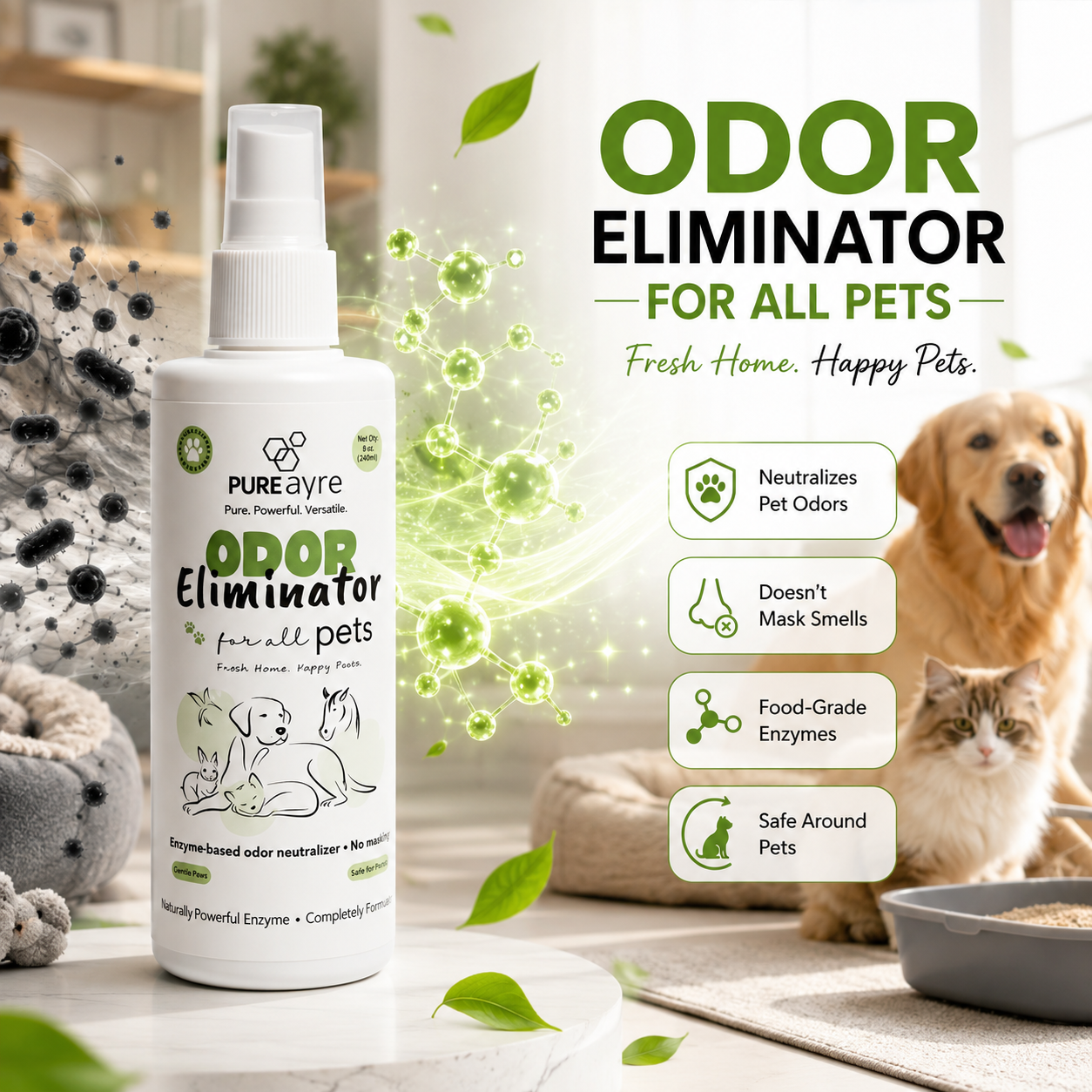 Pureayre_Food_Grade_Enzyme_Pet_Odor_Eliminator_Spray