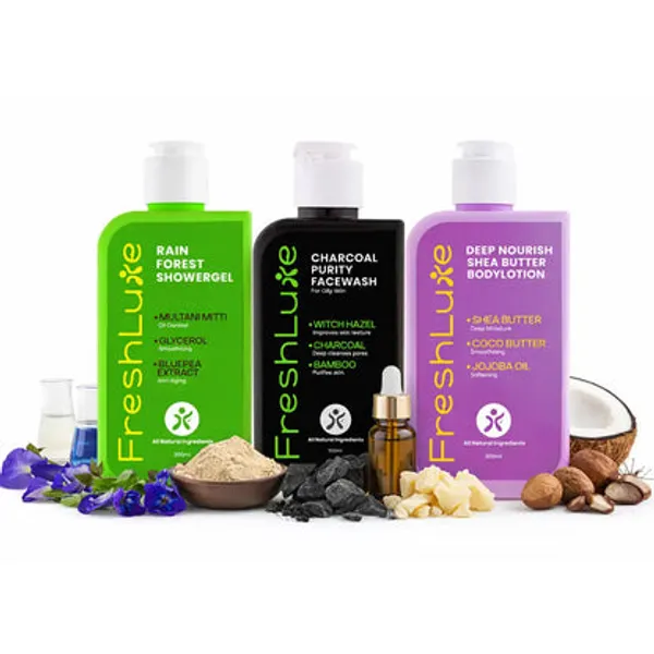 Freshluxe_Charcoal_Multani_Mitti_Shea_Butter_Oily_Skin_Combo_Pack_Of_3
