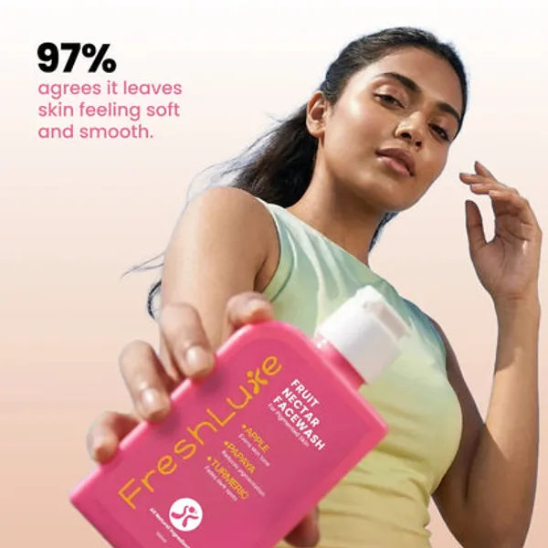 Freshluxe_Fruit_Nectar_Apple_Papaya_Face_Wash_For_Pigmented_Skin