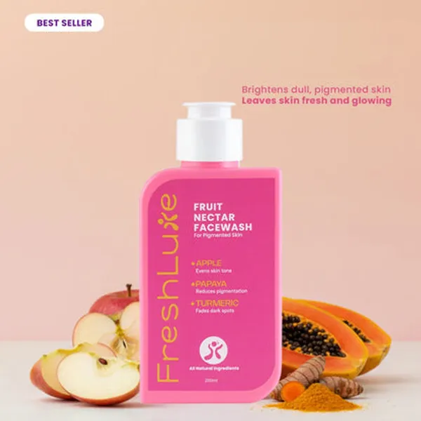 Freshluxe_Fruit_Nectar_Apple_Papaya_Face_Wash_For_Pigmented_Skin
